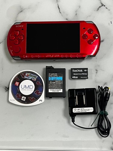 Sony psp 3000 radiant - psp-3000, red